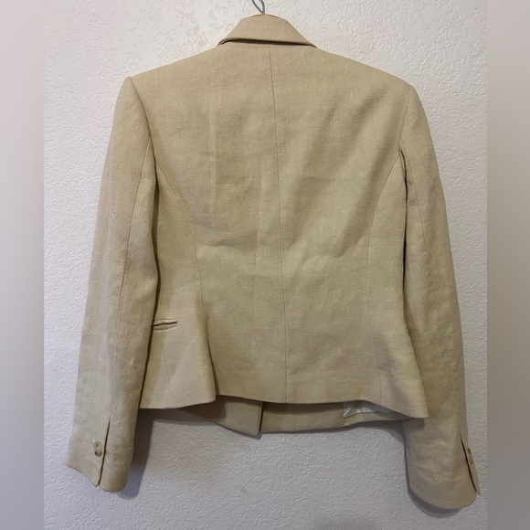 A.L.C. River Linen Double-Breasted Blazer - Size 2 - Picture 8 of 9